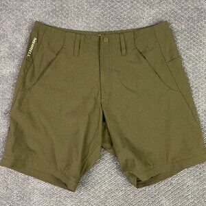 Merrell Shorts Men's 32 Olive Green Hiking Walking Outdoors Ripstop